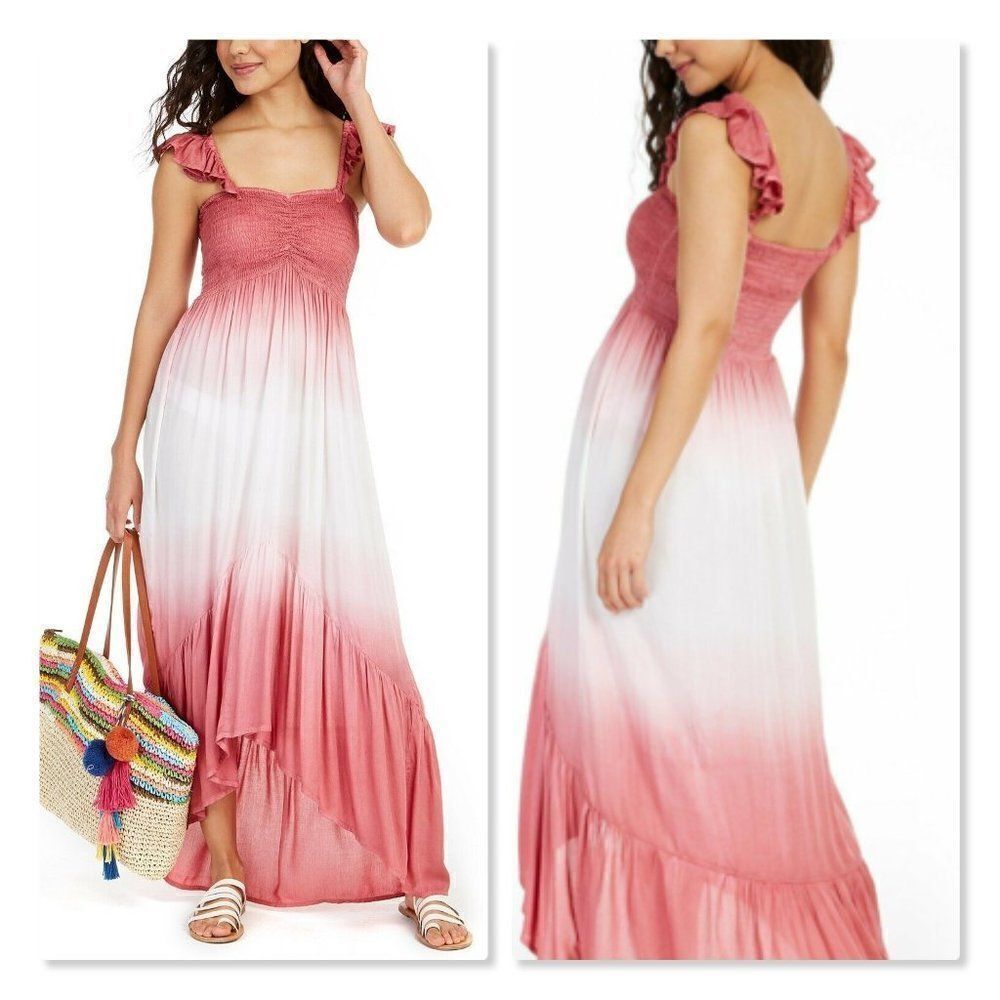 Raviya Ombre High-Low Cover-Up Dress sz Small -NEW